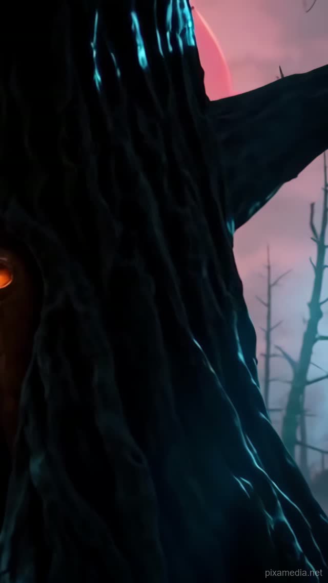 The Amber Eye in Deadwood - Dark Fantasy AI stock